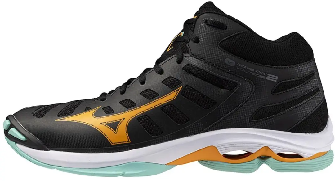 Mizuno Wave Voltage 2 Mid Indoor Sportschoenen - EU 40 - Zwart