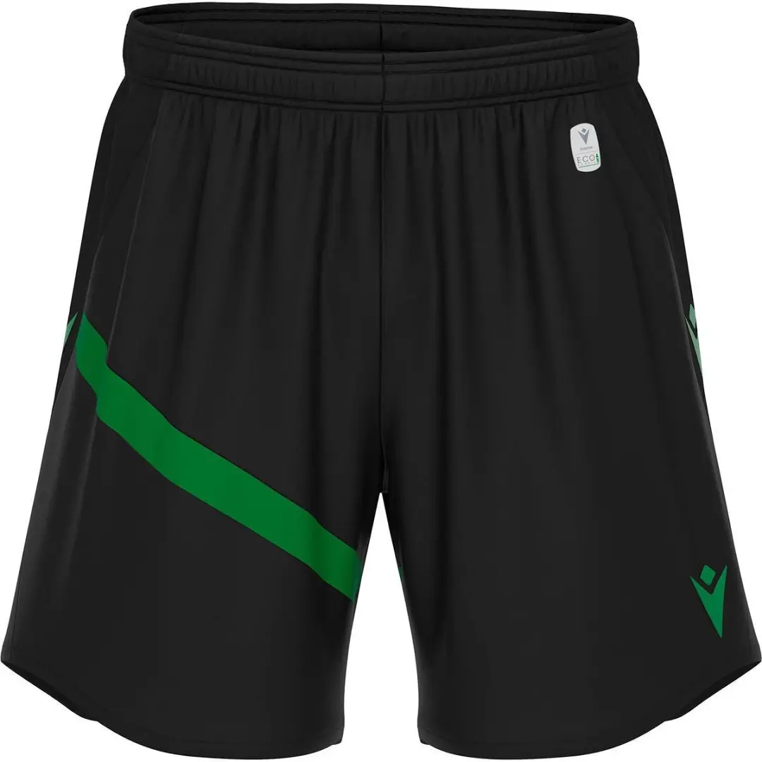 Macron Shen Eco Short Heren - Zwart/Groen S