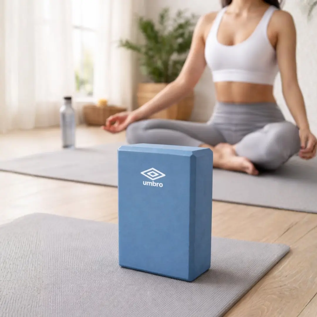 Umbro Yogablok - 23x15x7,5cm - Blauw