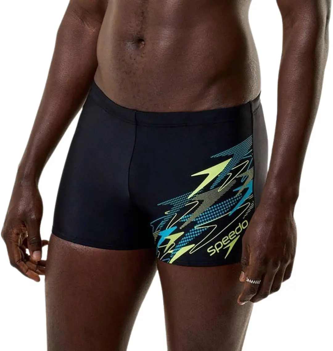 Speedo Medley Logo Aquashort Heren XXL - Zwart/Groen