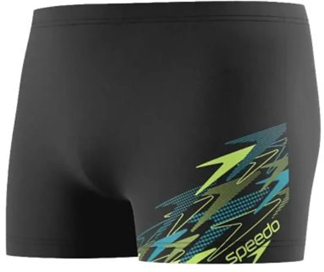 Speedo Medley Logo Aquashort Heren XXL - Zwart/Groen