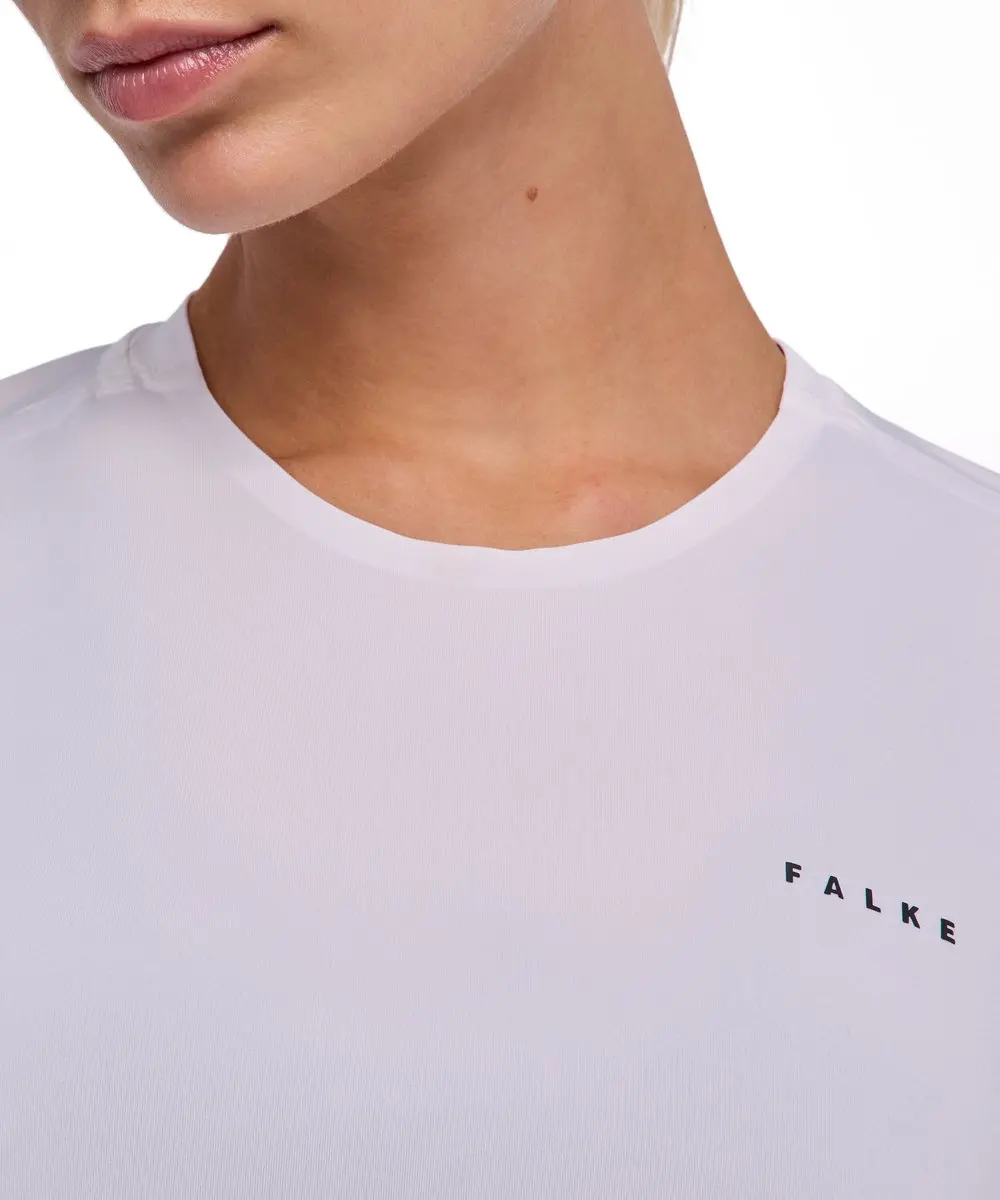 Falke Running Tee Dames - M - Vochtregulerend Wit