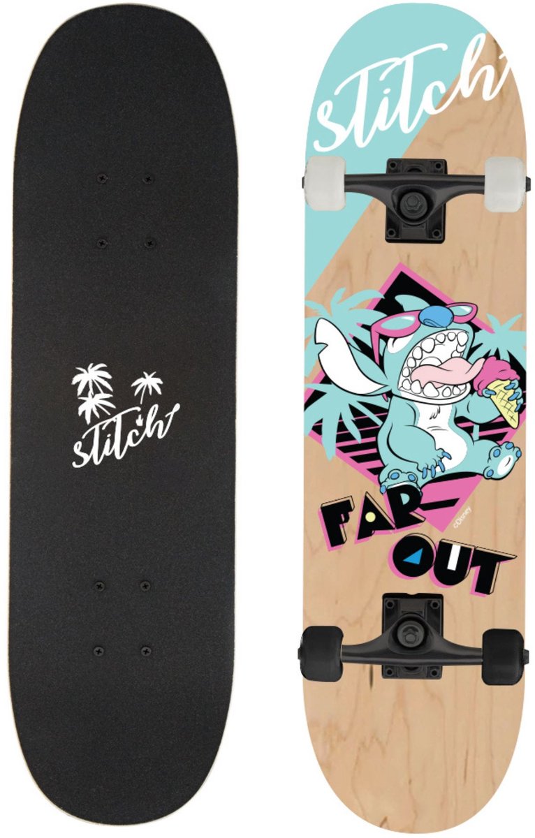Lilo & Stitch Houten Skateboard - 79 cm / 31''