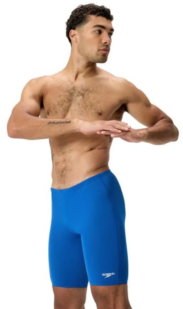 Speedo Endurance+ Logo Jammer Heren - XL - Blauw/Wit