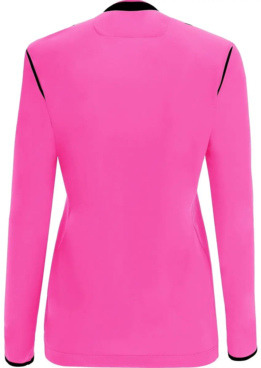 Macron Stephanie Scheidsrechtersshirt Dames - L - Zwart/Fluo Roze