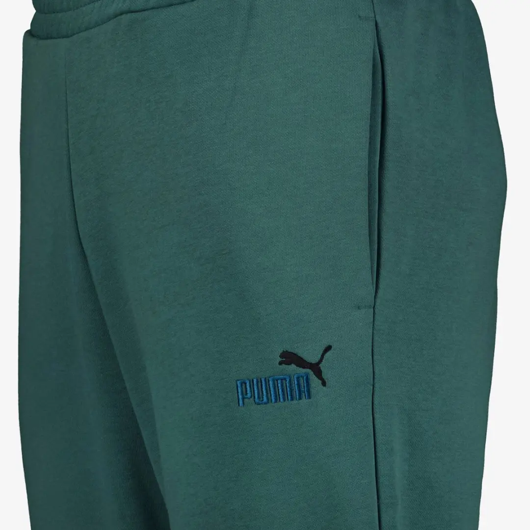 PUMA ESS No. 1 Logo FL CL Heren Joggingbroek - Maat L - Groen