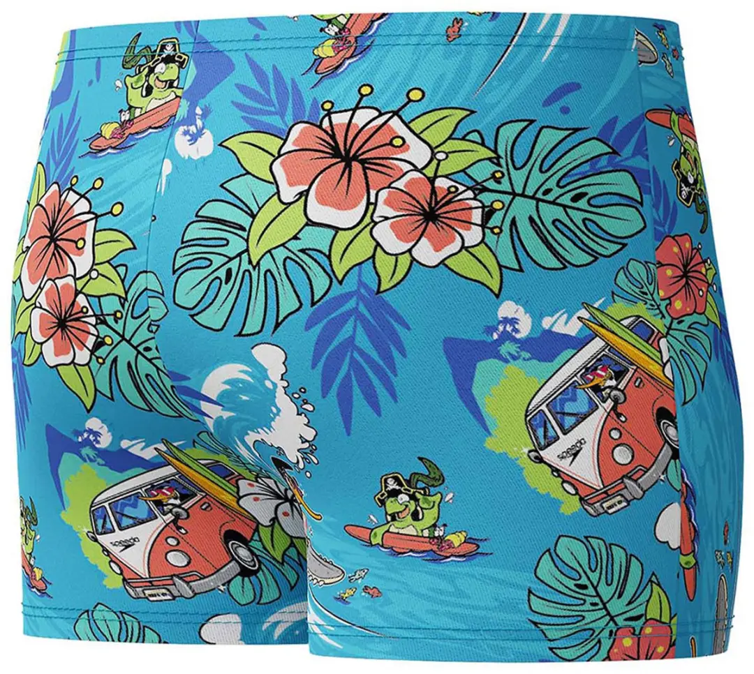 Speedo Learn To Swim Allover Zwemboxer - 2-4 mnd - Blauw