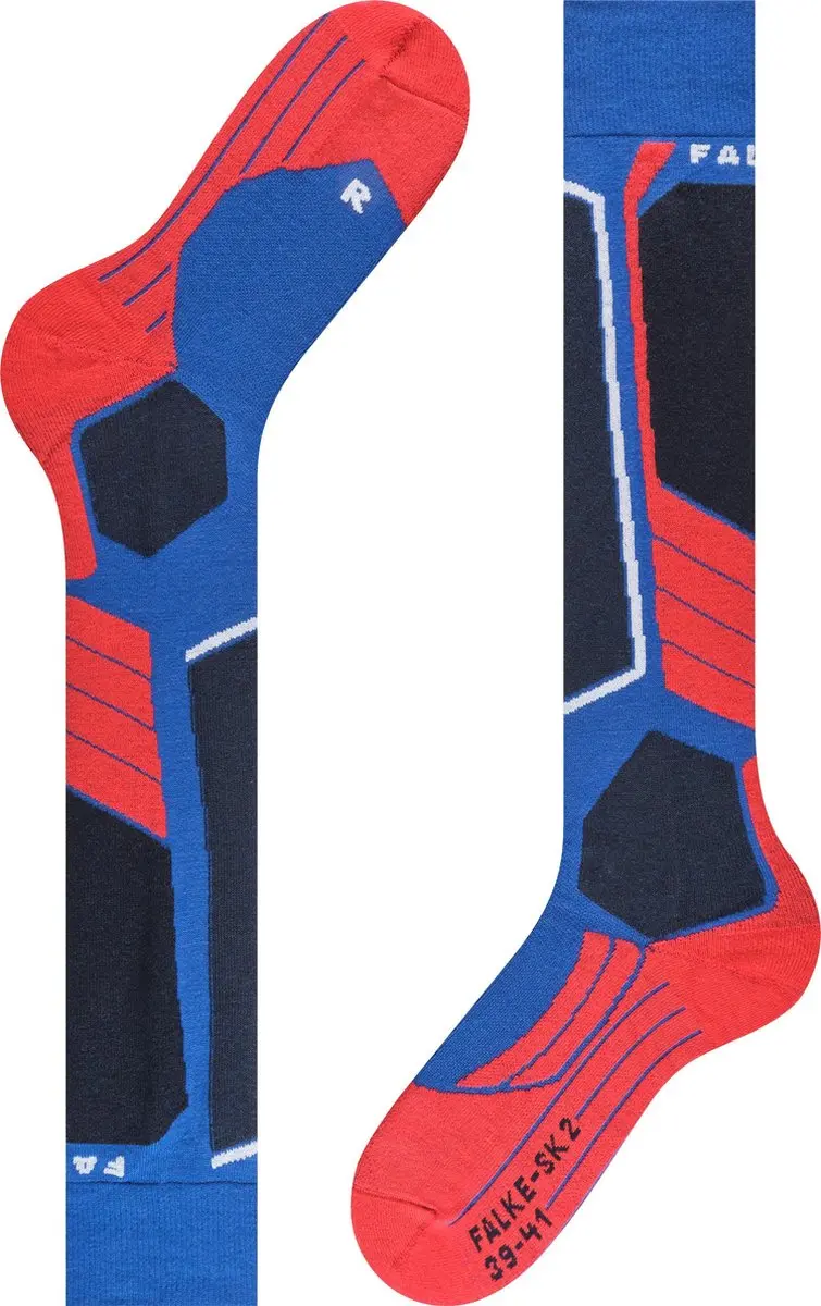 Falke SK2 Skisokken Heren - Dikke Wol - Blauw - Maat 42-43