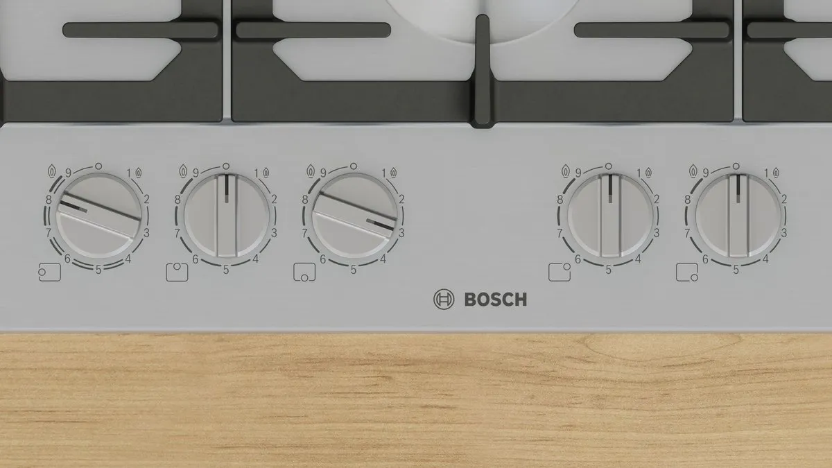 Bosch PCS7A5I90 Gaskookplaat 5 Zones - Roestvrijstaal - afbeelding 6 van 6