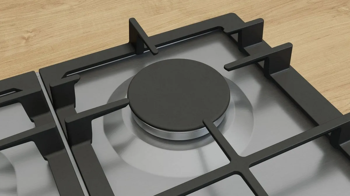 Bosch PCS7A5I90 Gaskookplaat 5 Zones - Roestvrijstaal