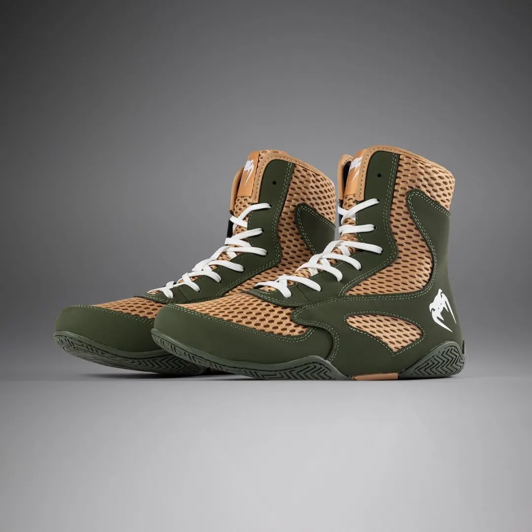 Venum Contender Boksschoenen Militair Groen Zand - 42,5