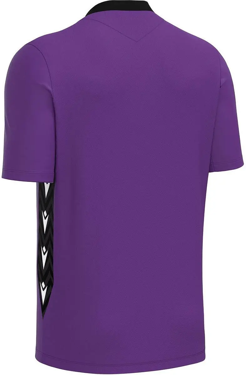 Macron Scorpio Keepershirt Korte Mouw - XL - Paars/Zwart