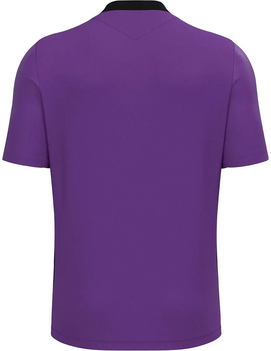 Macron Scorpio Keepershirt Korte Mouw - XL - Paars/Zwart
