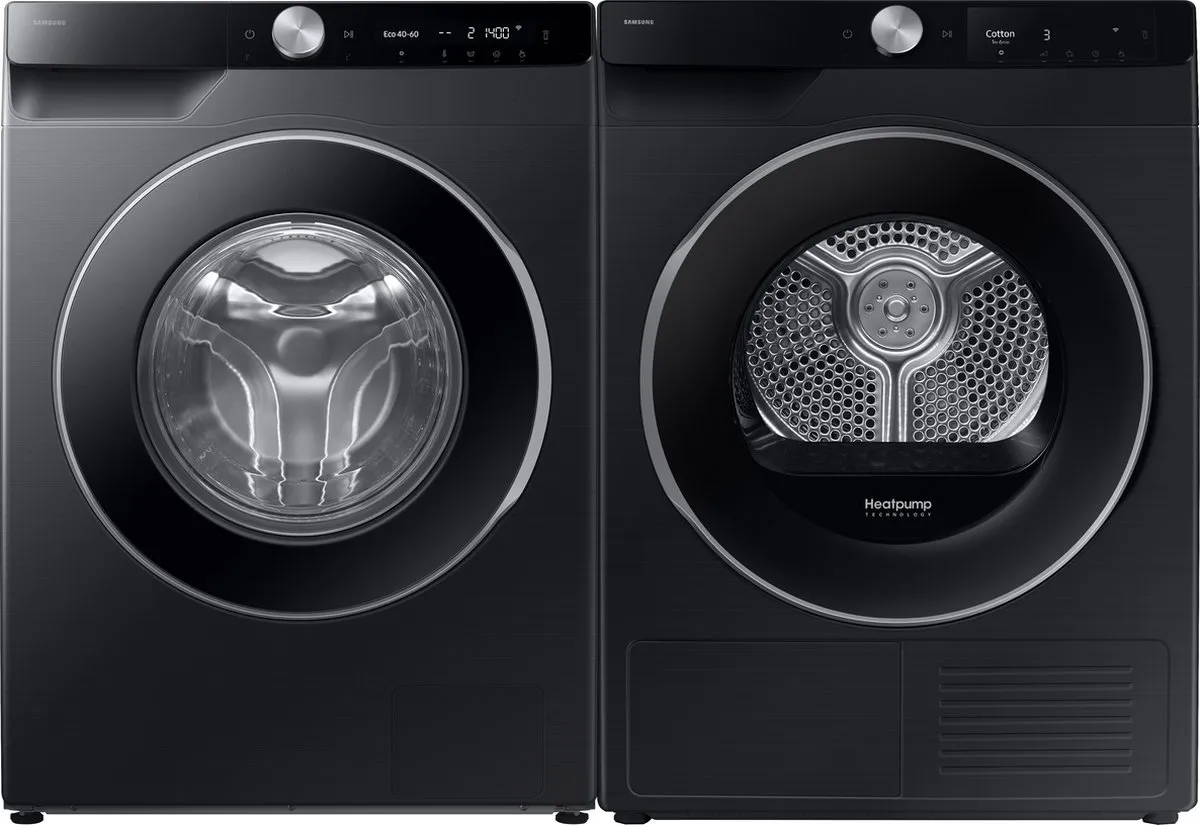 Samsung 6000-serie WW90DG6U25LBU3 Wasmachine 9kg - Zwart - afbeelding 6 van 6