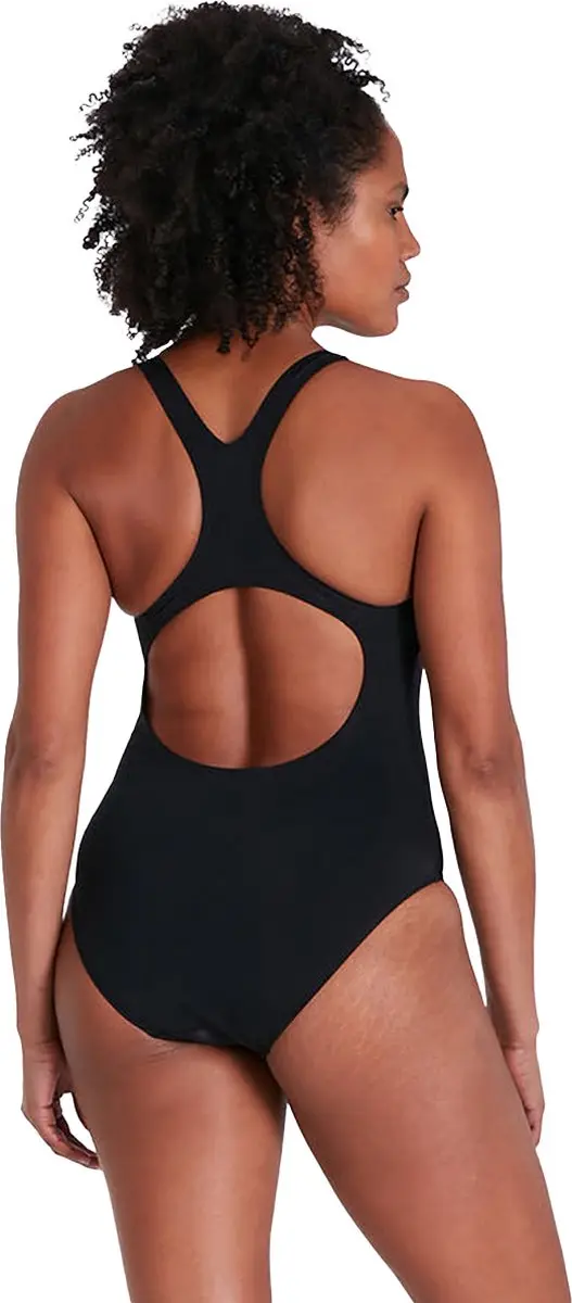 Speedo Digital Placement Medalist Sportbadpak - Maat 38 - Zwart/Geel/Rosa