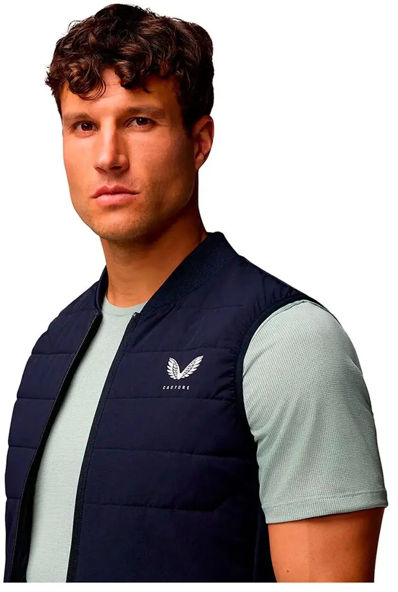 Castore Apex Hybrid Quilted Vest - Navy XL
