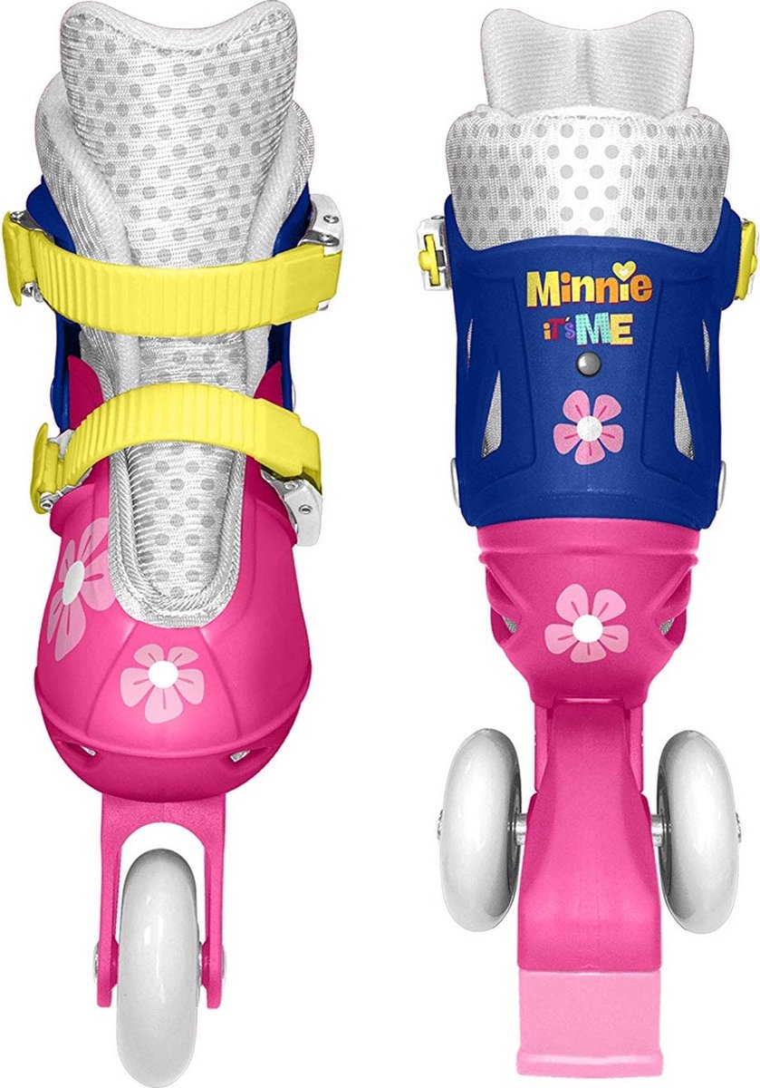 Disney Minnie Mouse Inlineskates Hardboot Wit/blauw Maat 27/30
