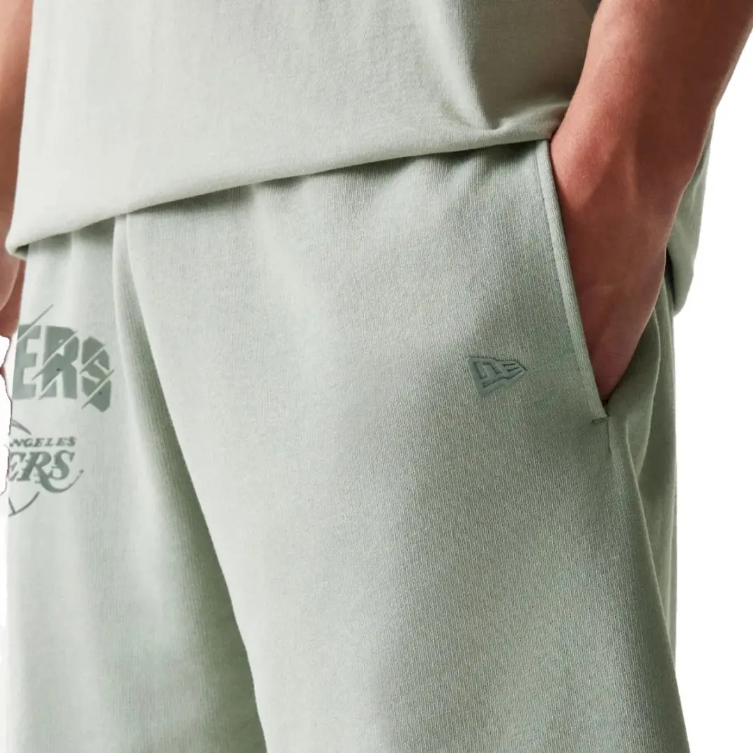 New Era NBA Core Plus Los Angeles Lakers Korte Broek - M - Pastel Green