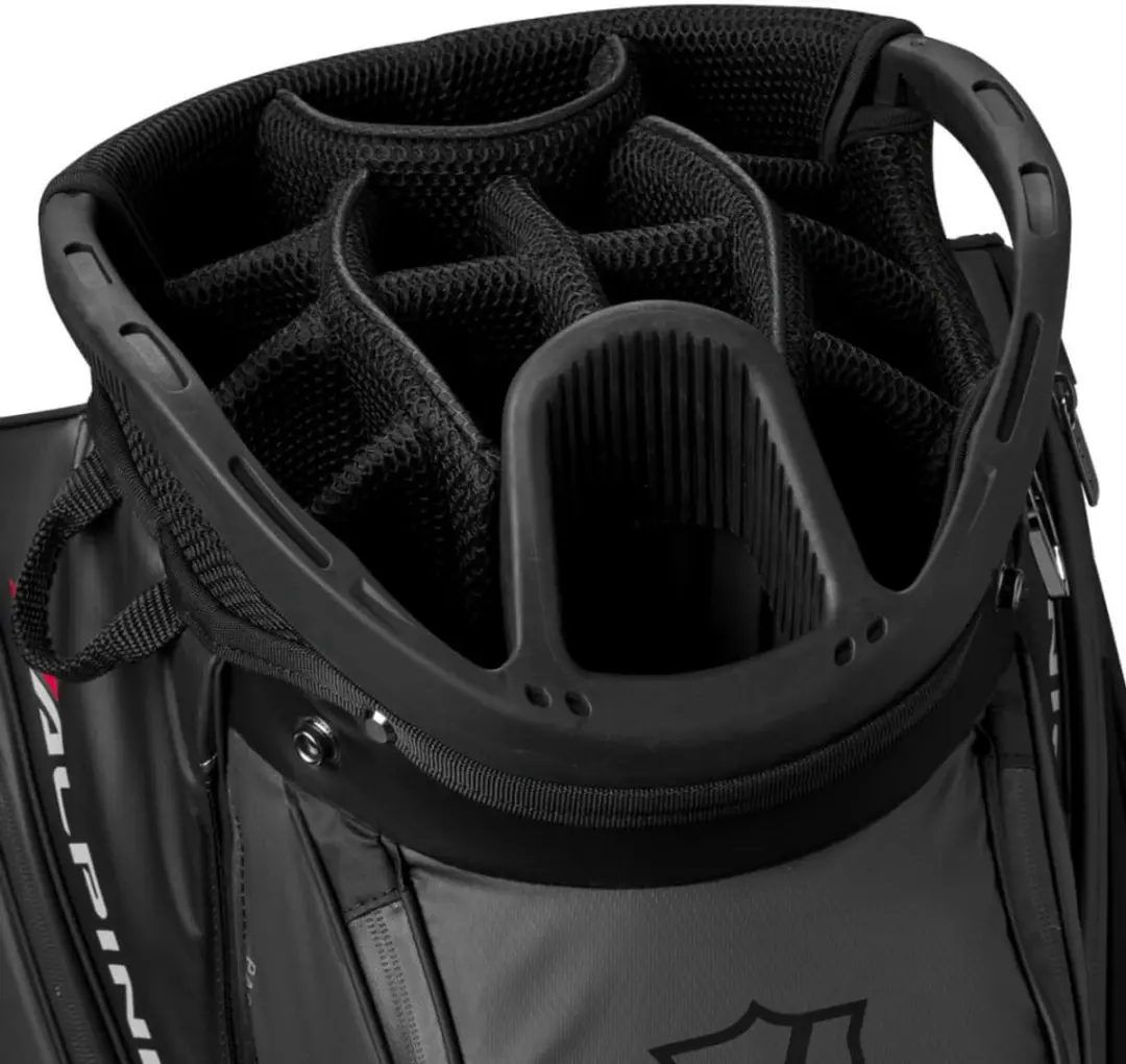 Wilson Alpine Cartbag 2025 - Zwart Rood