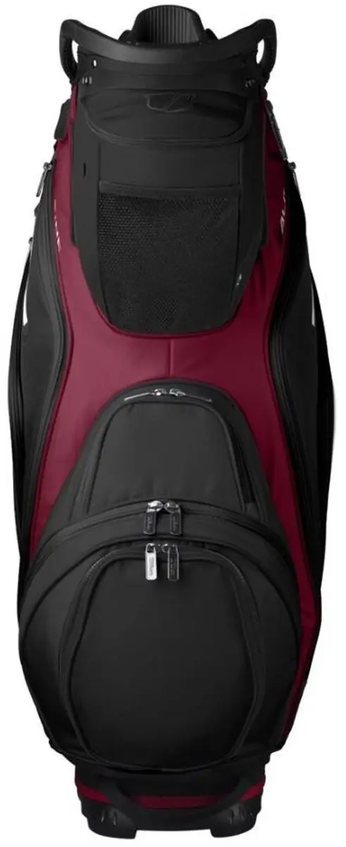 Wilson Alpine Cartbag 2025 - Zwart Rood