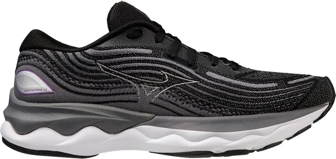 Mizuno Wave Skyrise 4 Sportschoenen 41 - Zwart/Grijs - afbeelding 6 van 6