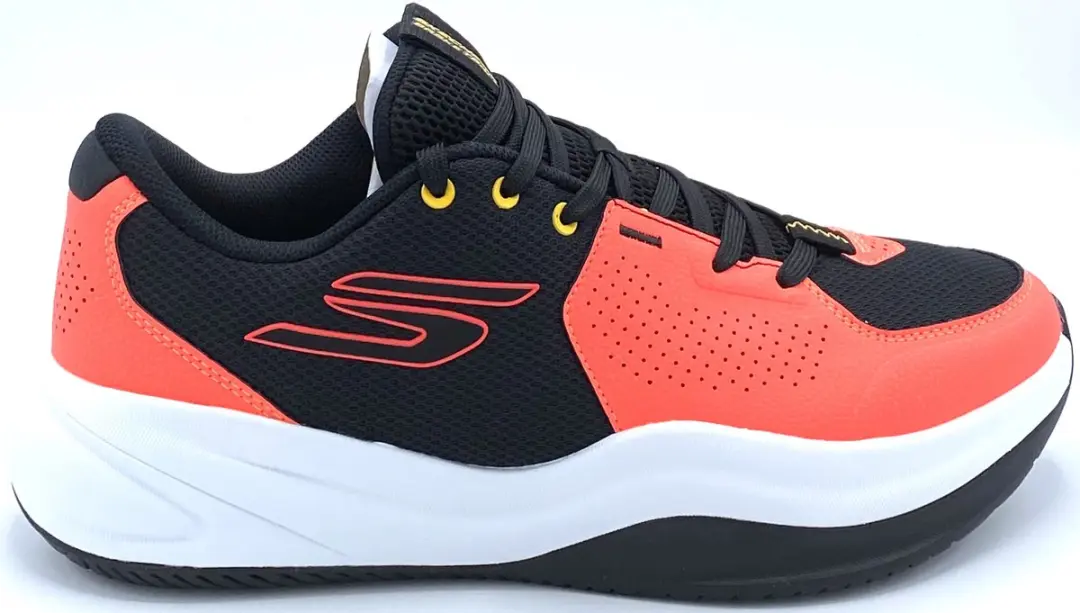 Skechers SKX League Sportschoenen Heren - Maat 42.5 - Coral/Zwart