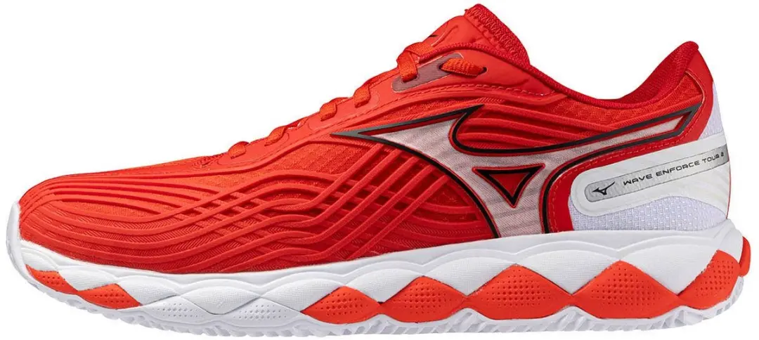 Mizuno Wave Enforce Tour 2 CC Clay Court Schoenen - Rood