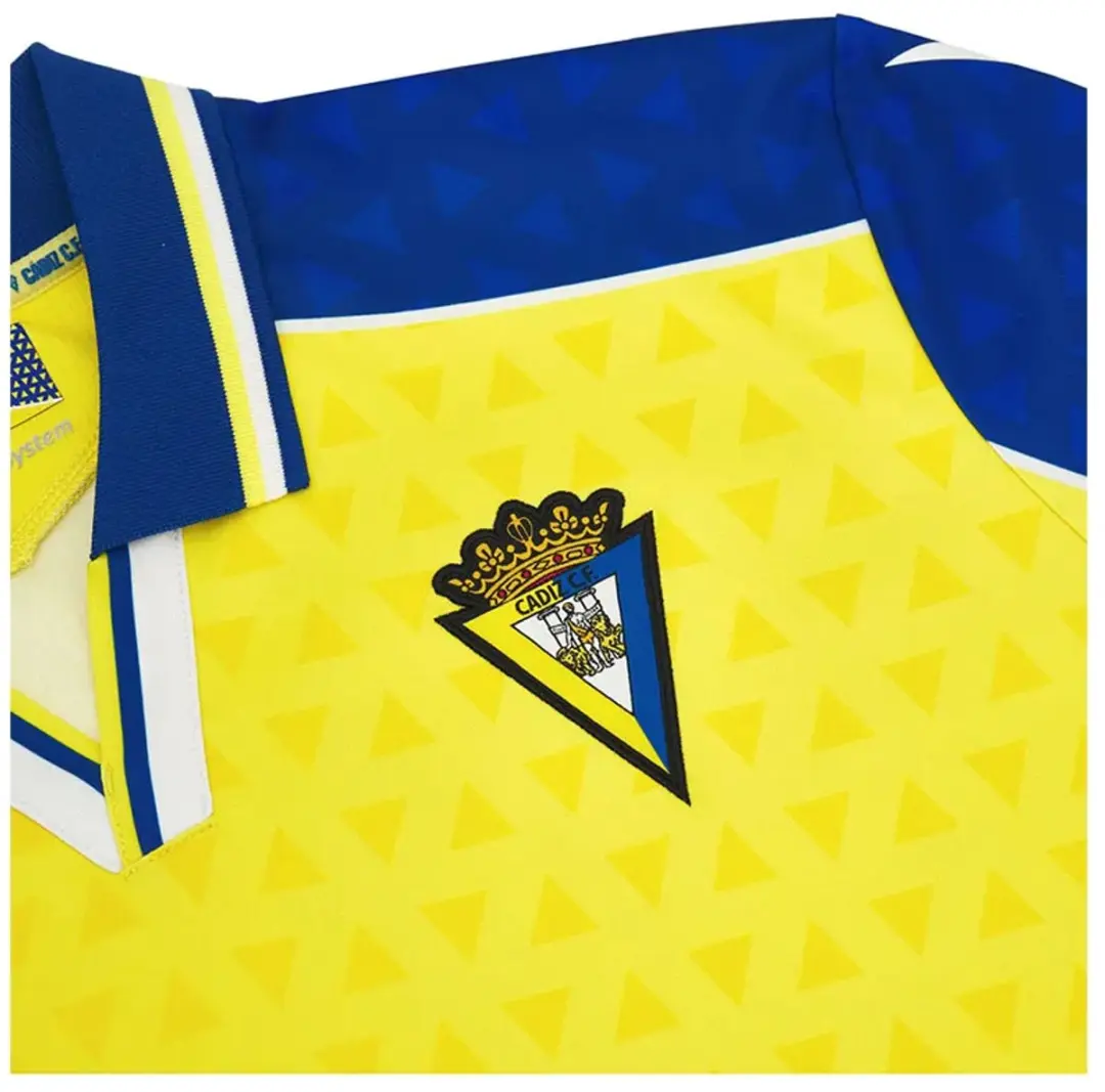 Macron Cádiz CF 24/25 Thuis Shirt Junior - Geel - 146/152