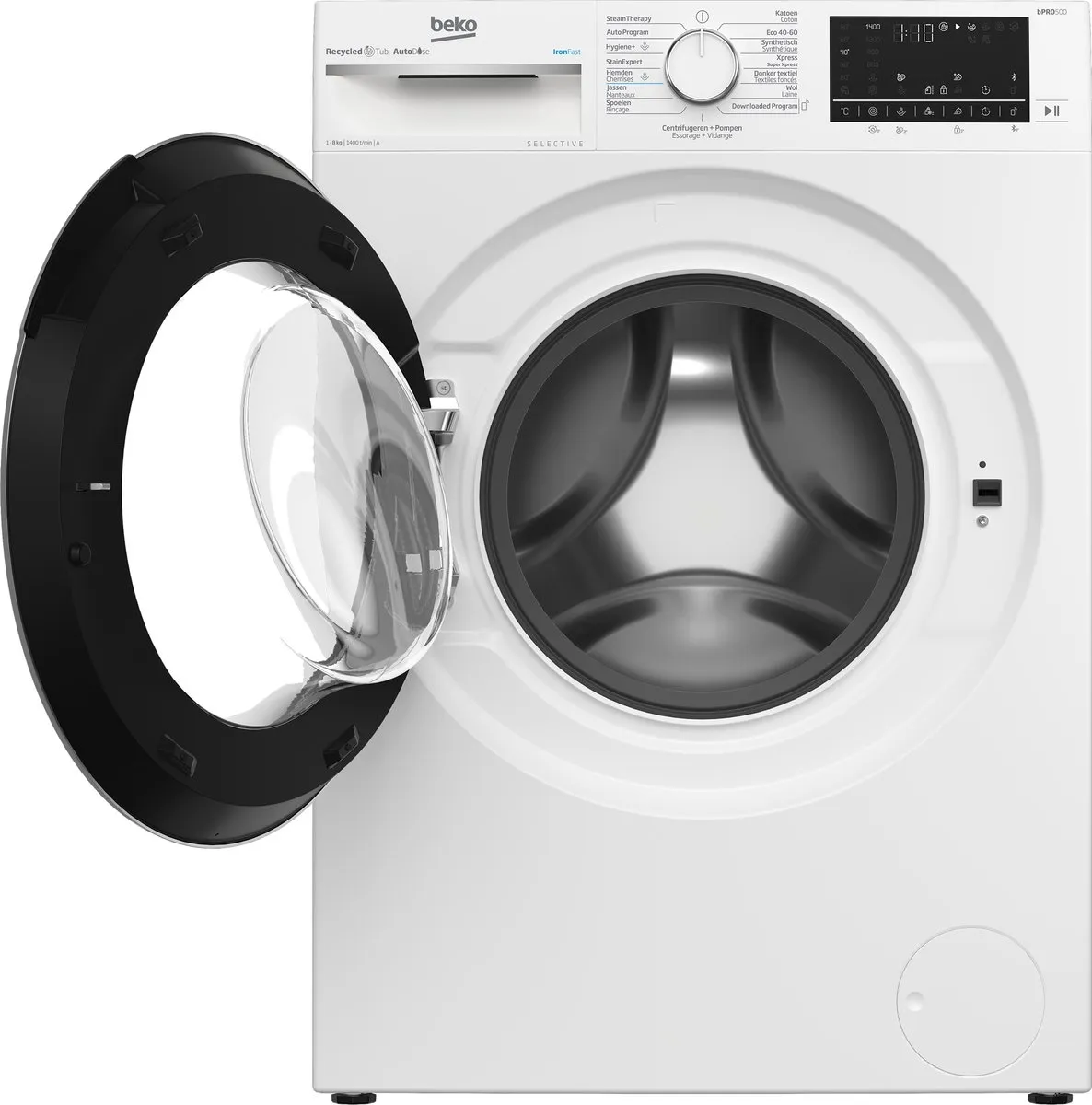 Beko B5WFT89436W Vrijstaande Wasmachine 9kg 1400rpm - Wit