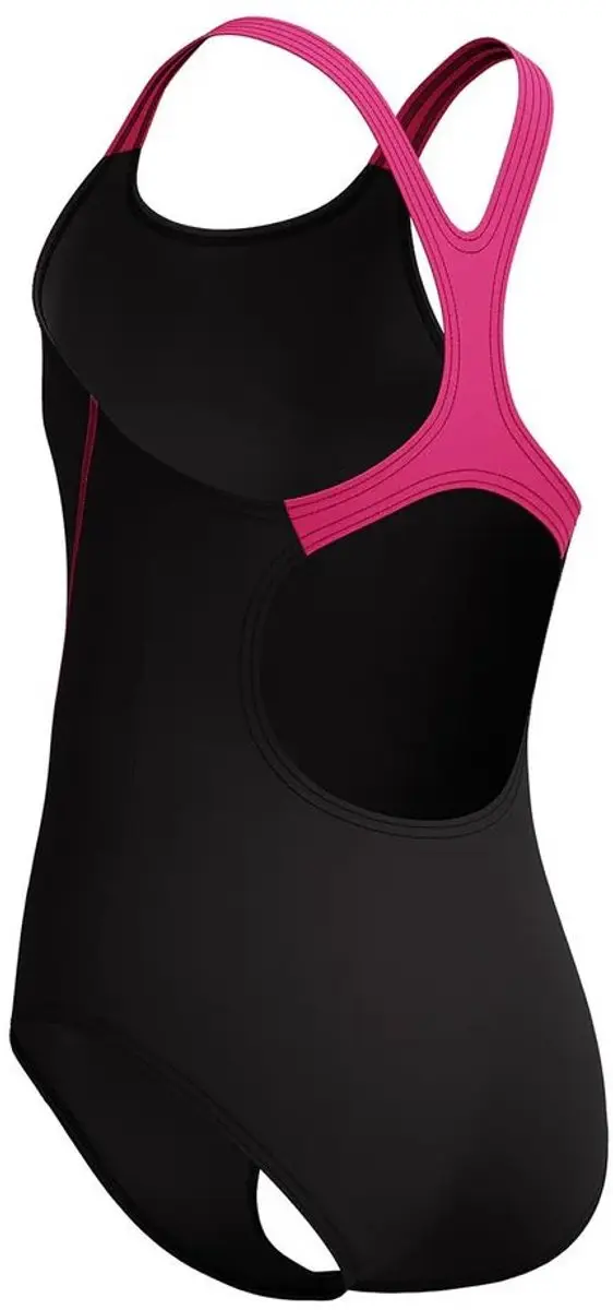 Speedo Medley Logo Medalist Meisjes Sportbadpak 140 - Zwart/Roze