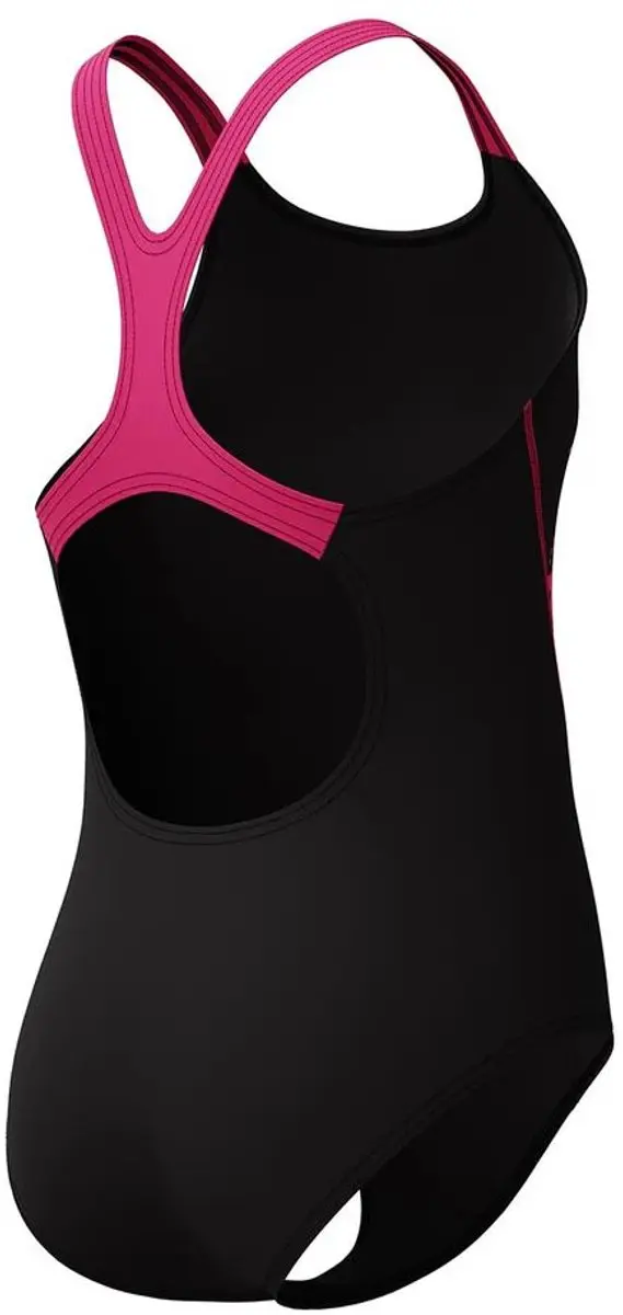 Speedo Medley Logo Medalist Meisjes Sportbadpak 140 - Zwart/Roze