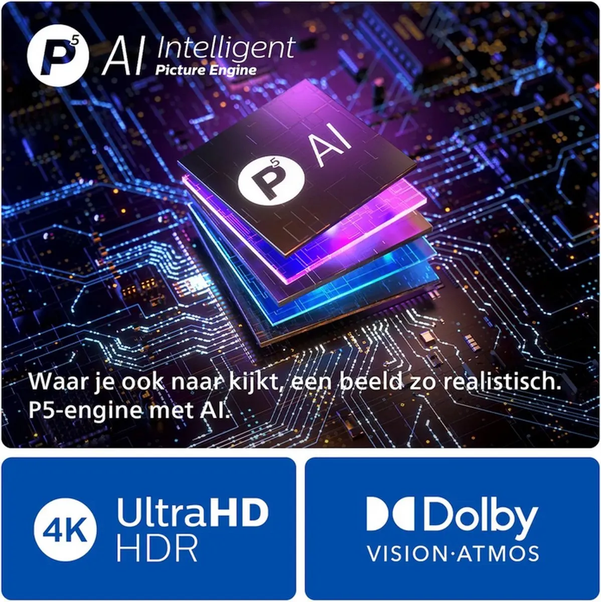 Philips 48OLED849/12 48 inch OLED TV - Zwart/Chroom