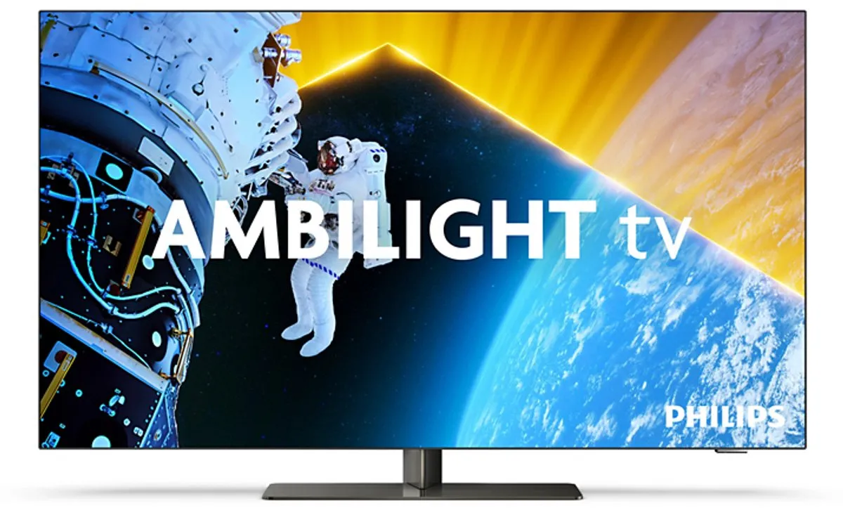 Philips 48OLED849/12 48 inch OLED TV - Zwart/Chroom
