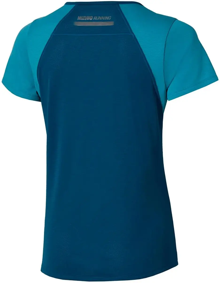 Mizuno Active Dryaeroflow T-shirt - Blauw XL