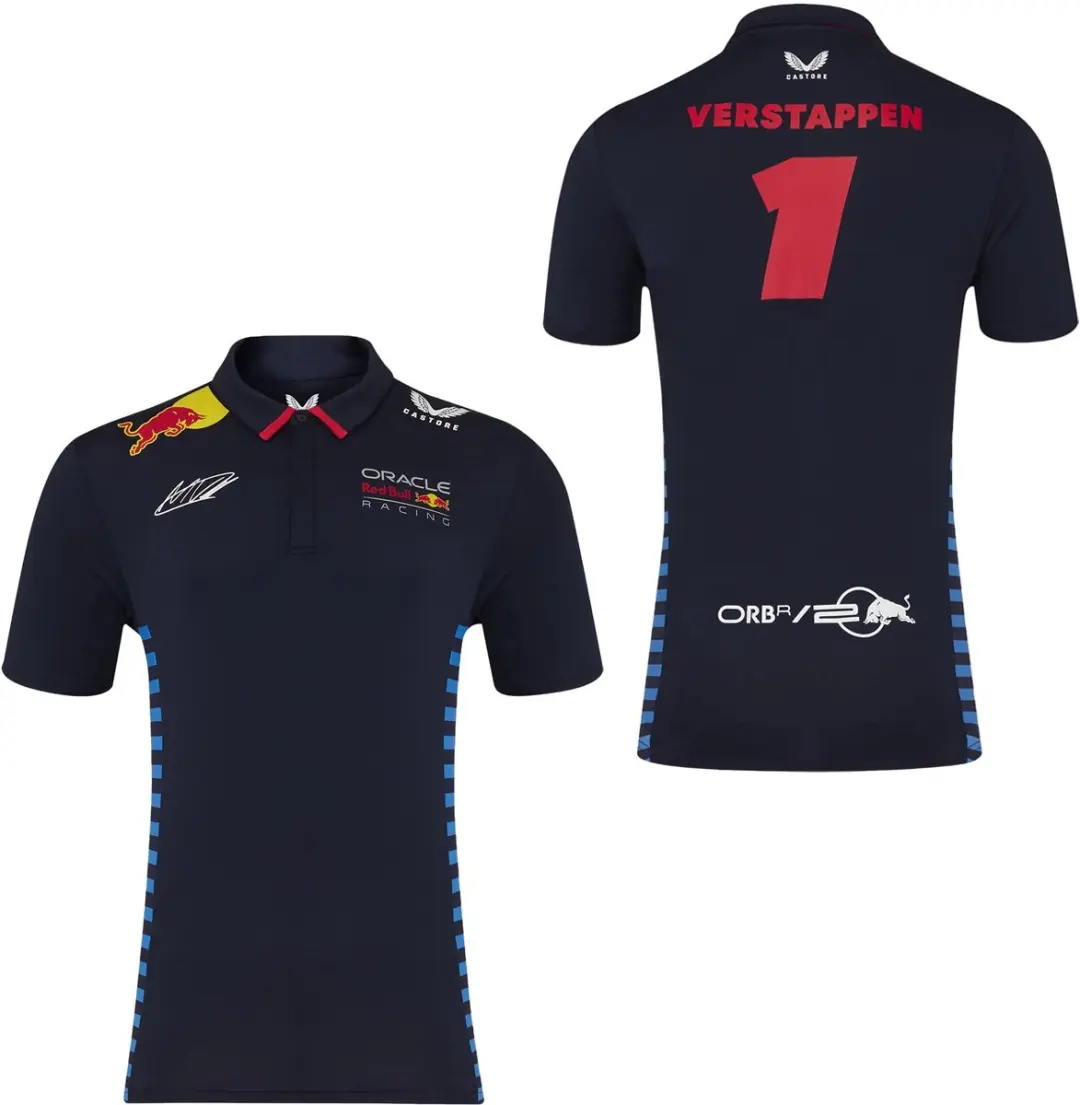Castore Oracle Red Bull Racing Max Verstappen Polo 2024