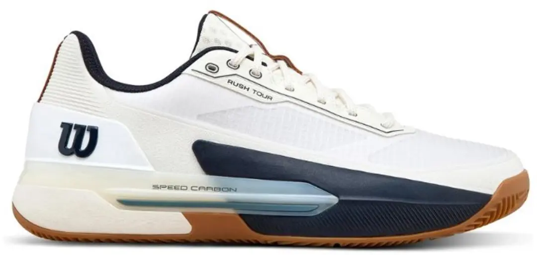 Wilson Rush Tour 5 Tennisschoen Heren - Wit Navy
