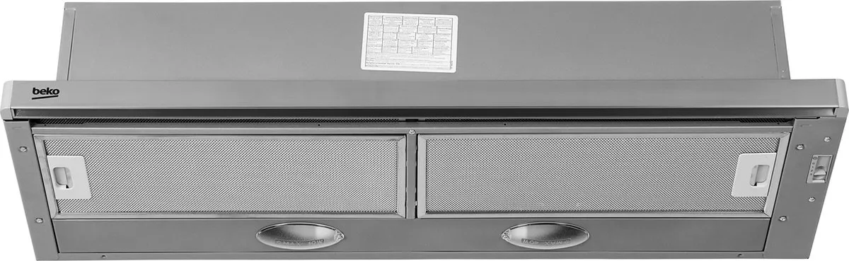 Beko CTB9407X - Vlakscherm Afzuigkap