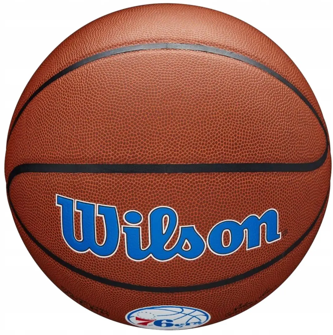 Wilson Team Alliance Philadelphia 76ers Basketbal Maat 7 - Blauw