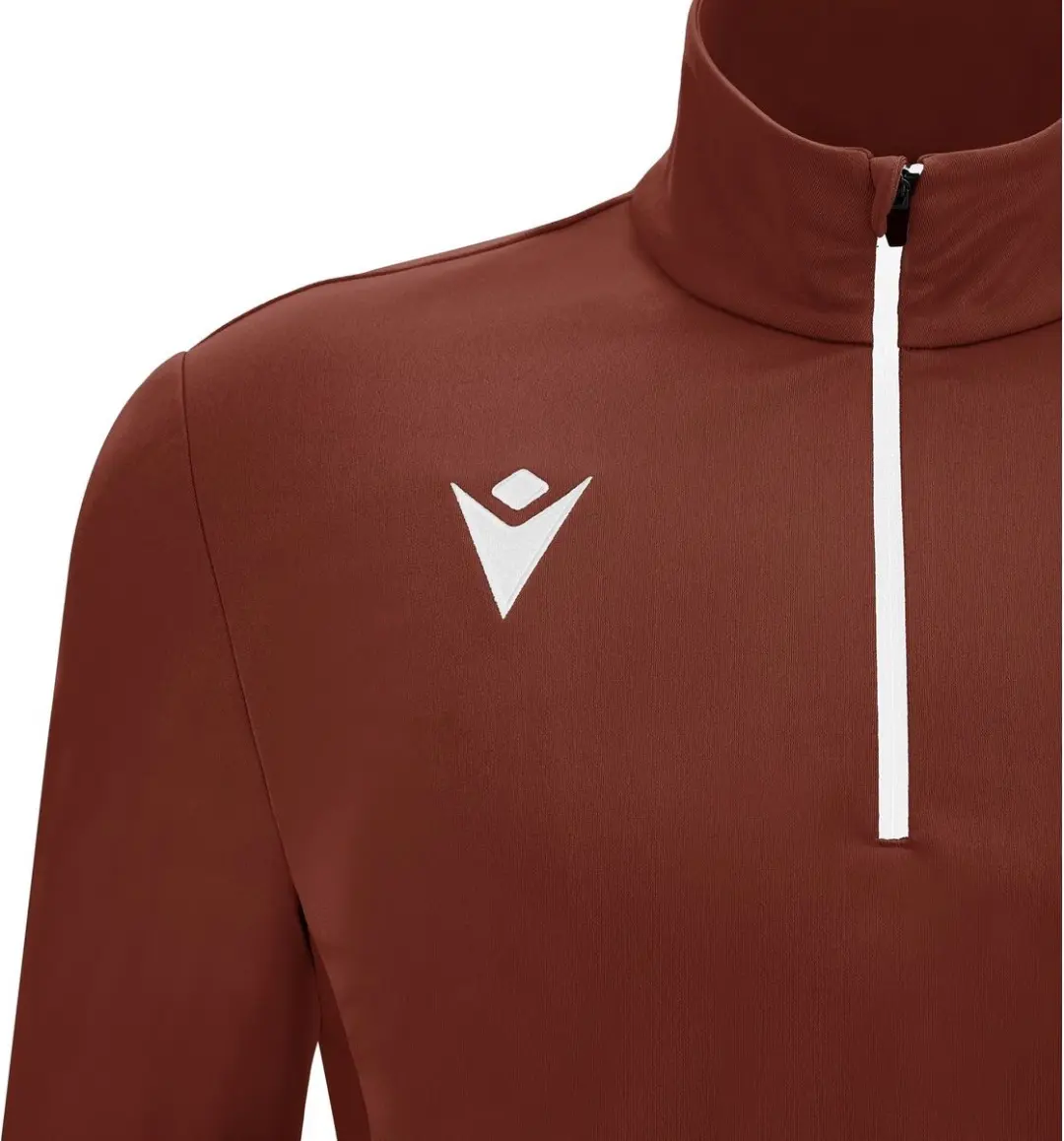 Macron Victory Piave Ziptop Kinderen 7-8Y - Bordeaux/Wit