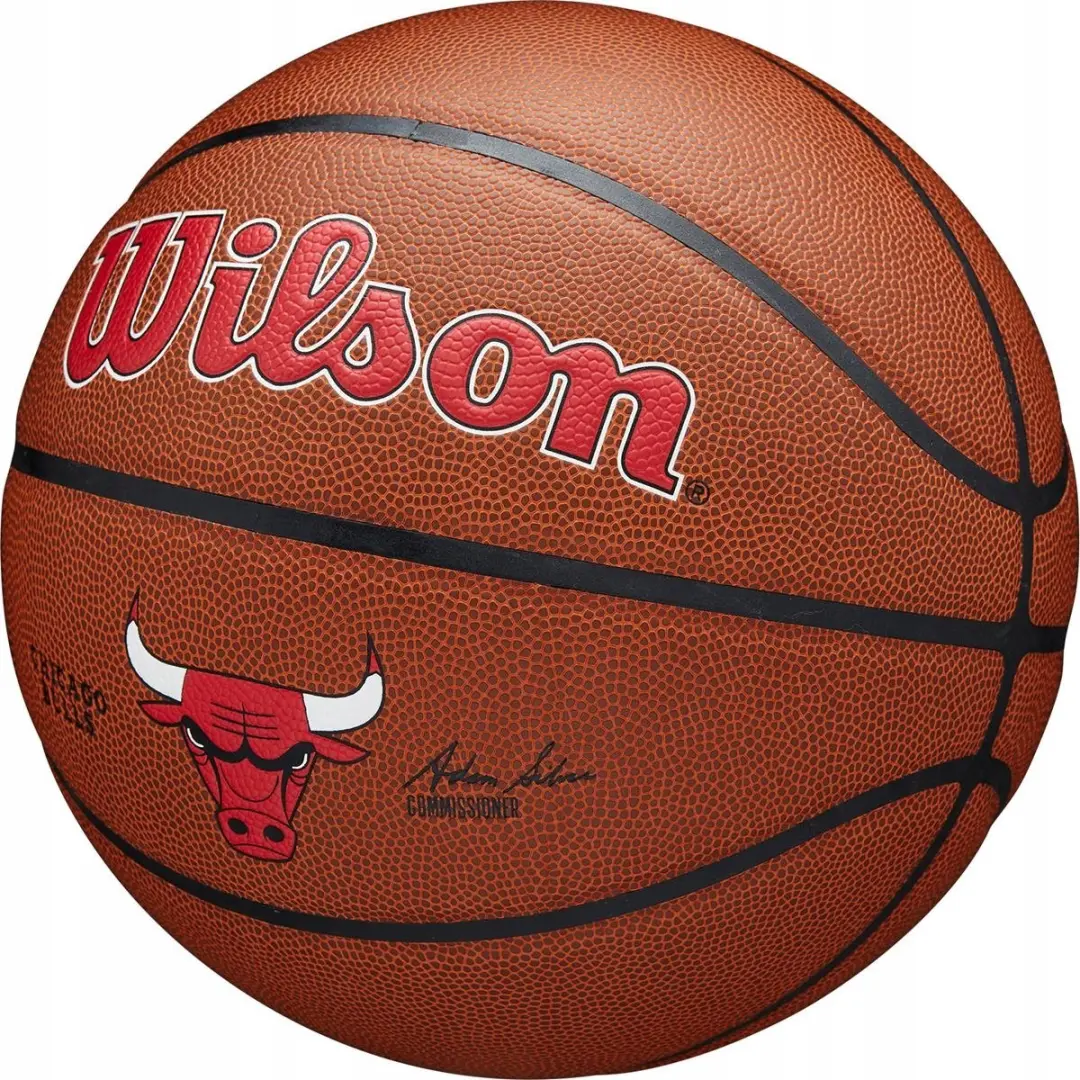 Wilson NBA Team Alliance Basketbal Maat 7 - Rood