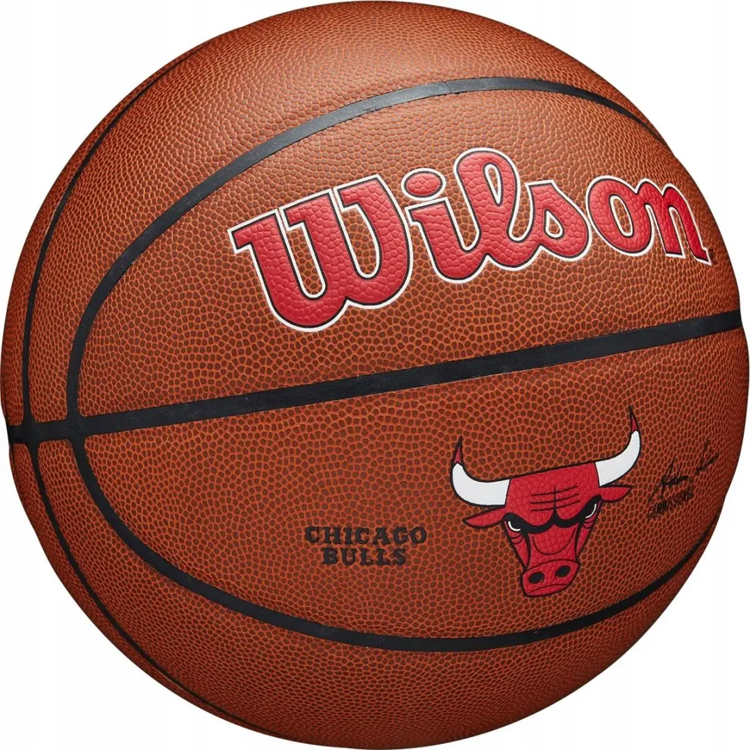 Wilson NBA Team Alliance Basketbal Maat 7 - Rood - afbeelding 6 van 6