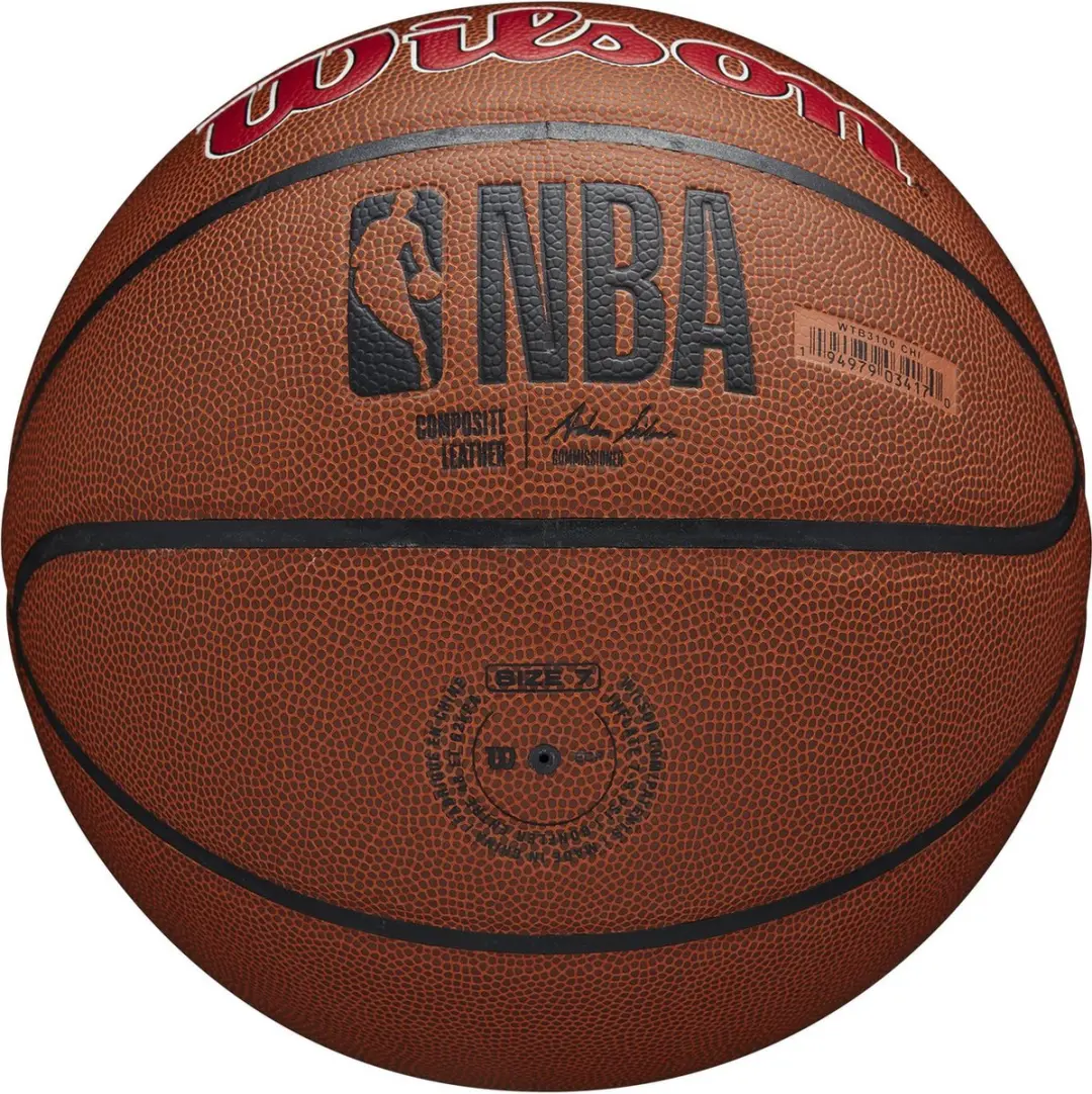 Wilson NBA Team Alliance Basketbal Maat 7 - Rood
