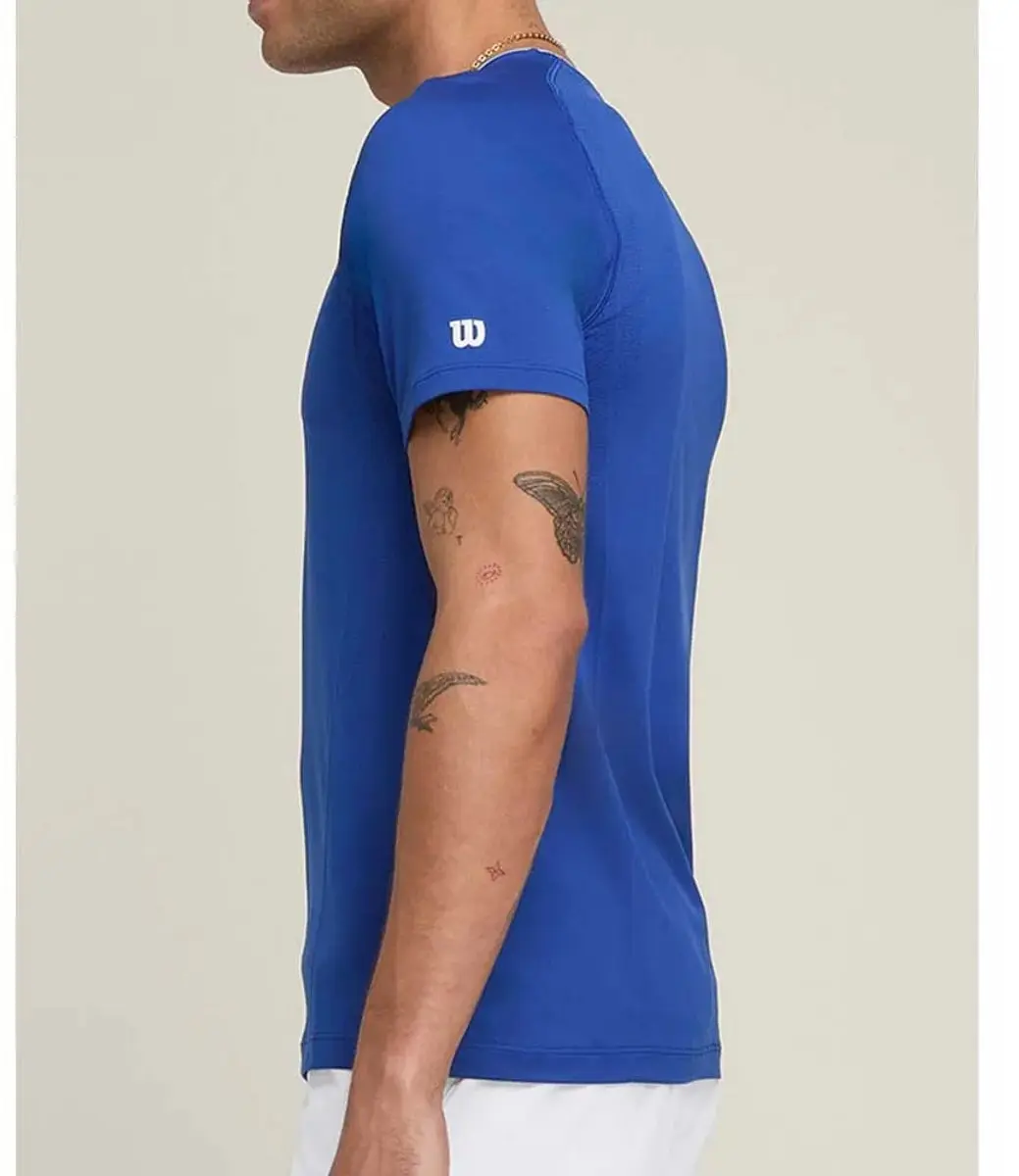 Wilson Team Seamless Crew T-shirt 2XL - Royal Blue