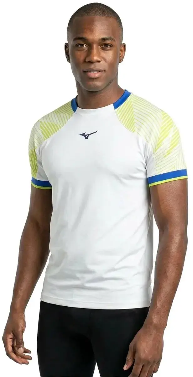 Mizuno Stargazer Shadow T-shirt Wit - S
