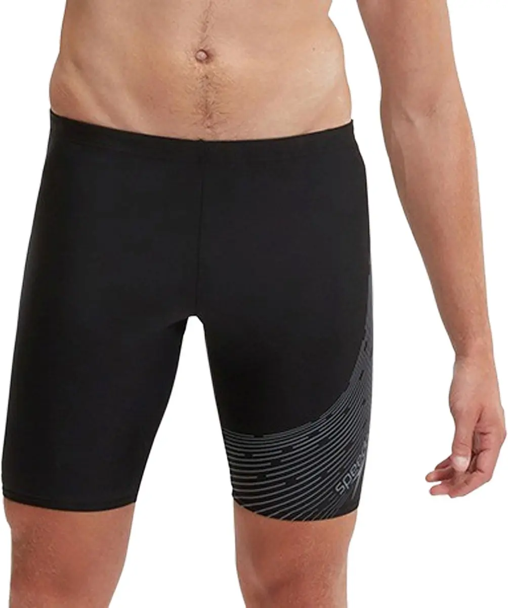 Speedo Medley Logo Jammer Heren Sportzwembroek - XL - Zwart/Grijs - afbeelding 3 van 6