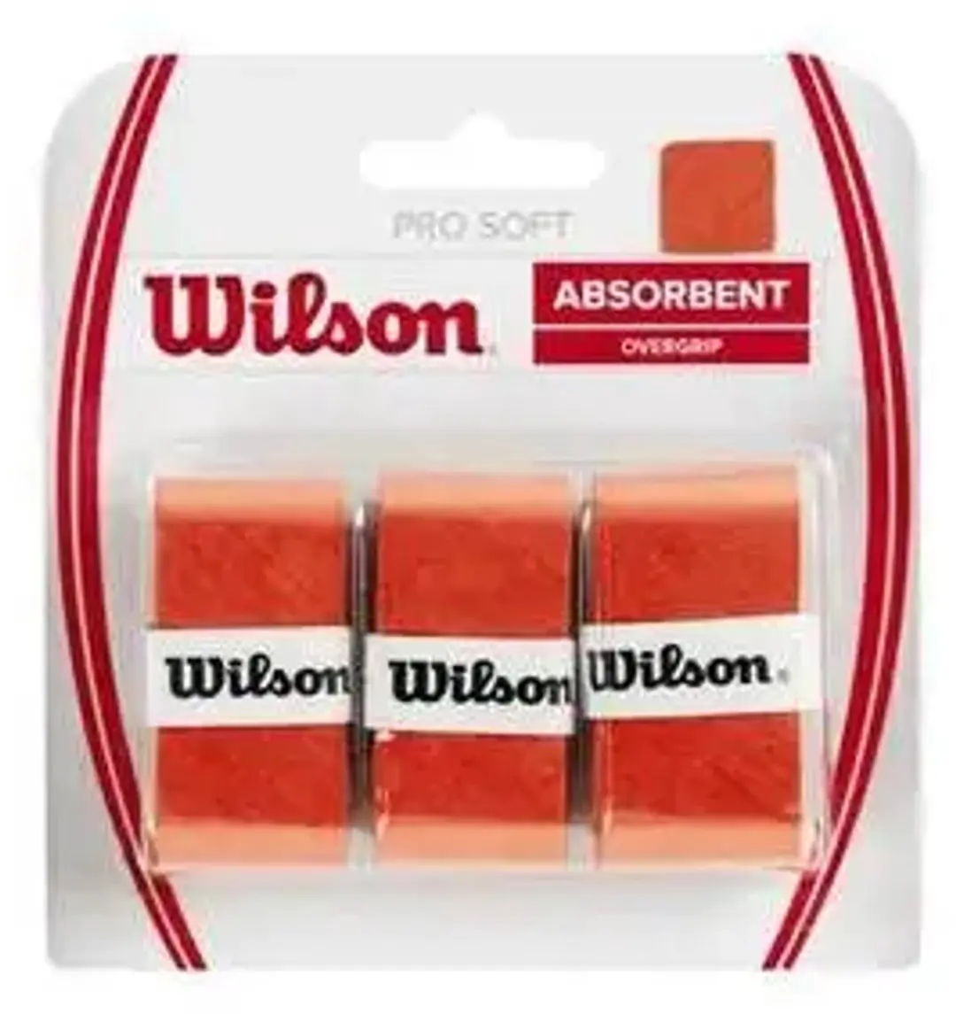 Wilson Pro Soft Tennis/Padel Overgrip 3 Stuks