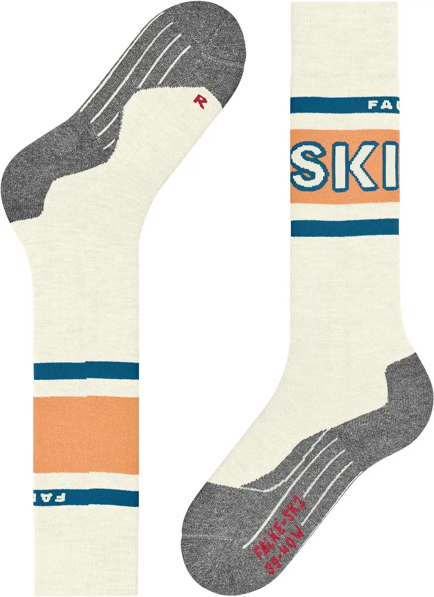Falke SK2 Intermediate Skisokken Dames - 39/40 - Wit