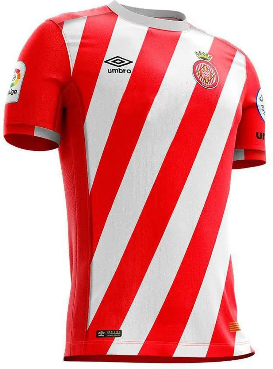 Umbro Girona FC 18/19 Thuis T-shirt Junior - Rood/Wit - 4-6 jaar