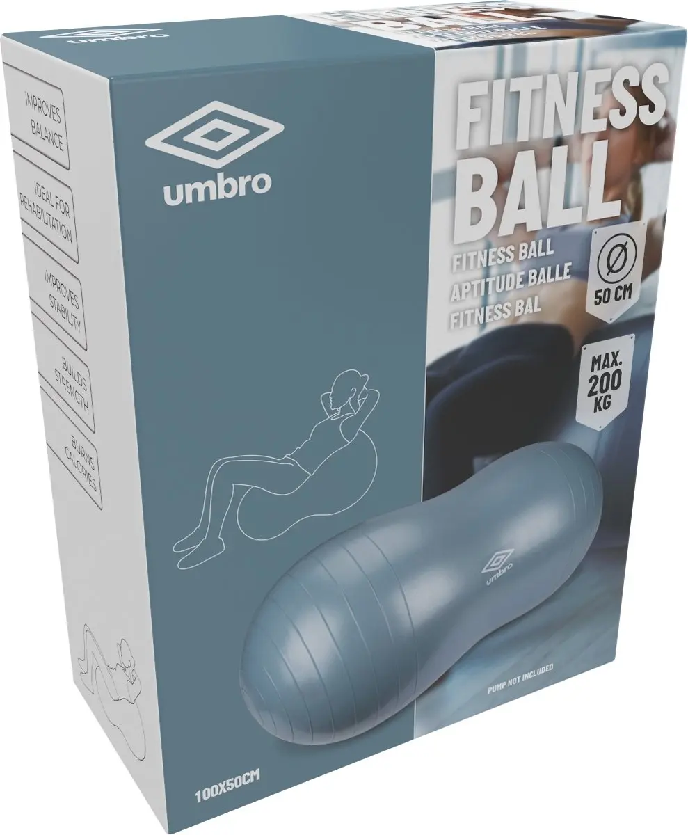 Umbro Fitnessbal 50cm - Blauw
