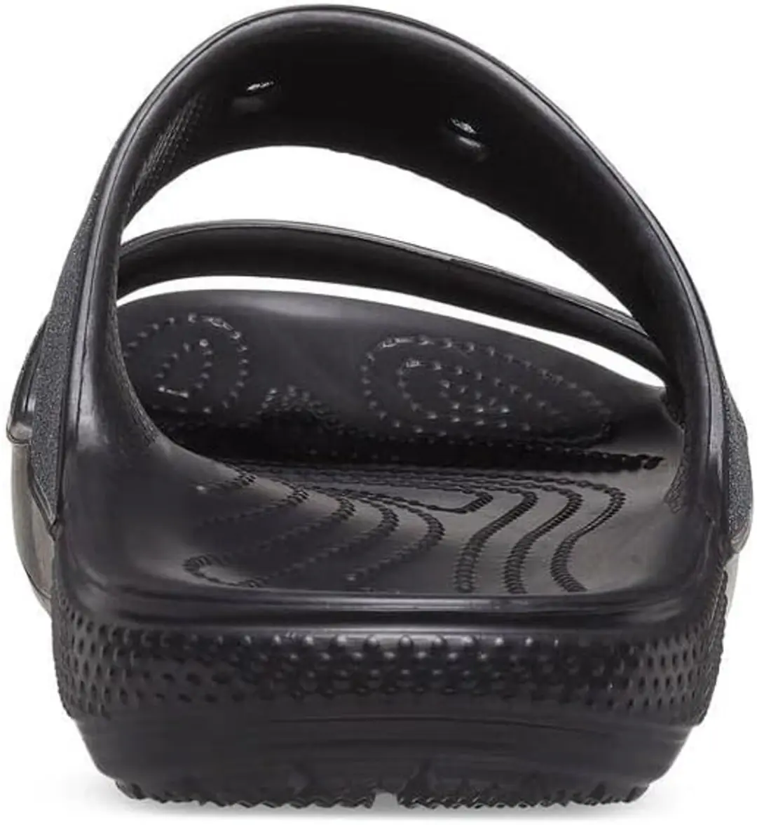 Crocs Classic Glitter II Sandalen - Zwart - Maat 37.5